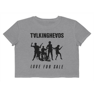 Talking Heads Women's Love For Sale Short Sleeve Graphic Cotton Cropped Loose T-shirt - 1 of 3