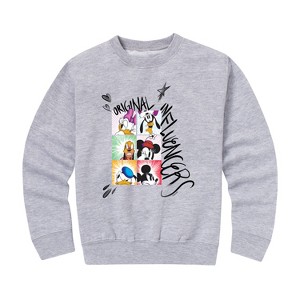 Boys' - Disney - Original Influencers Graphic Long Sleeve Fleece Sweatshirt - 1 of 4