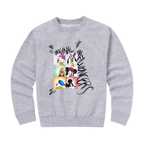 Boys' Disney Original Influencers Graphic Long Sleeve Fleece Sweatshirt ...