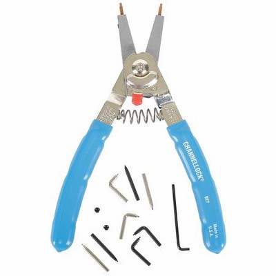 CHANNELLOCK 927 Retaining Ring Plier,Convertible,1 pc.
