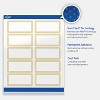 Avery 2" x 4" Labels, Gold Multi-Lined Border, 100 ct - 3 of 4
