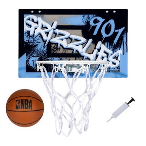 NBA Memphis Grizzlies Over The Door Mini Basketball Hoop - 1 of 4