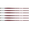 da Vinci COLLEGE Student Brush, Synthetic, Acrylic & Oil, Flat, Series 8740, Size 6, Pack of 6 - 2 of 3