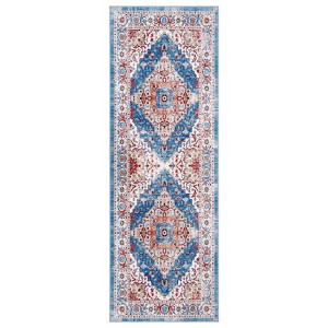 Coolmee Area Rugs for Living Room,Non-Slip Backing Washable Rugs,Vintage Large Area Rug，Stain Resistant Home Decor Rug Multi Color - 1 of 4