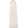 Sagebrook Home Porcelain Cut-Out Vase Contemporary Cotton White Curvy Abstract Stoneware Vase - 3 of 4