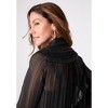 Roaman's Kate Lurex Stripe Blouse - 4 of 4