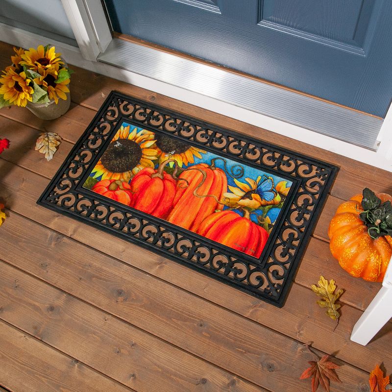 Evergreen Pumpkin Sassafras Switch Puzzle Mat 11.5 x 10 inches Indoor and Outdoor Decor, 3 of 10