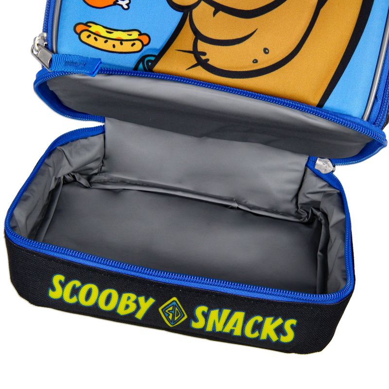 Scooby-Doo Scooby Snacks Dual Compartment Insulated Lunch Tote Bag Multicoloured, 5 of 7