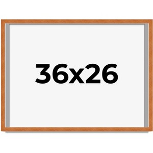 PosterPalooza | Modernist Brown Picture Frame - UV Acrylic, Backing Board, Hanging Hardware Included - 1 of 4