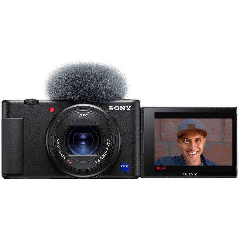 Sony ZV-1 Digital Camera (Black) + 64GB Card + Case + Extra Battery + Software, 2 of 5