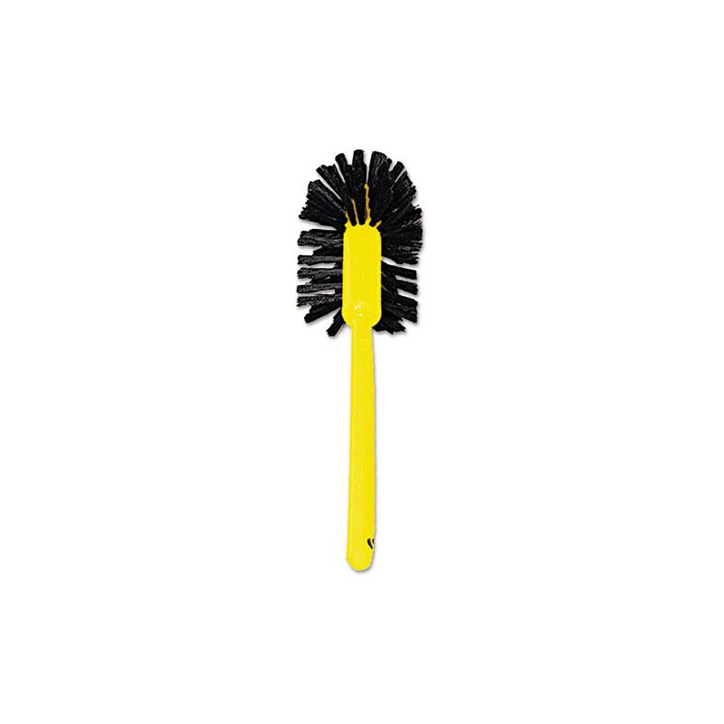 Rubbermaid Commercial FG632000BRN Commercial-Grade Toilet Bowl Brush with 17 in. Long Plastic Handle - Brown, 1 of 2