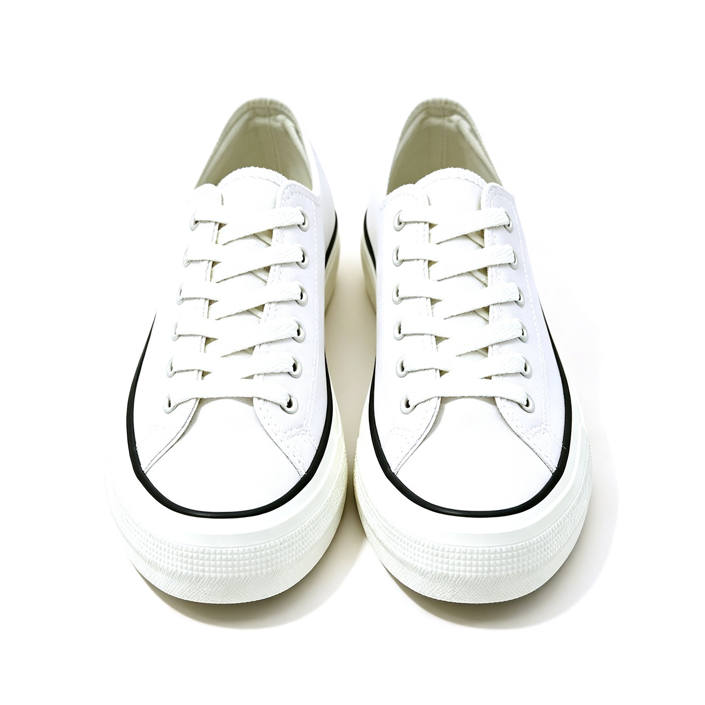 Мужские кроссовки Bangka Canvas Sneakers Classic Lace Up Fashion Casual Shoes, White, цвет: Белый — фото 4