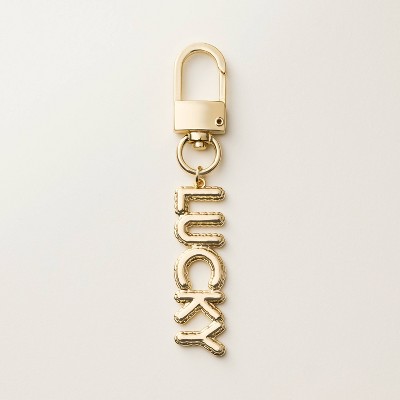 Lucky Bag Charm Keychain - kate spade new york x Target Gold