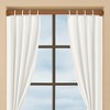 Home Mart Goods Light Brown Adjustable Spring Tension Curtain Rod Heavy Duty Anti-slip 42-72" Inches - 3 of 3