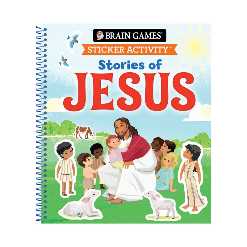 Brain Games - Sticker Activity: Stories of Jesus (for Kids Ages 3-6) - by  Publications International Ltd & Little Grasshopper Books & Brain Games, 1 of 2