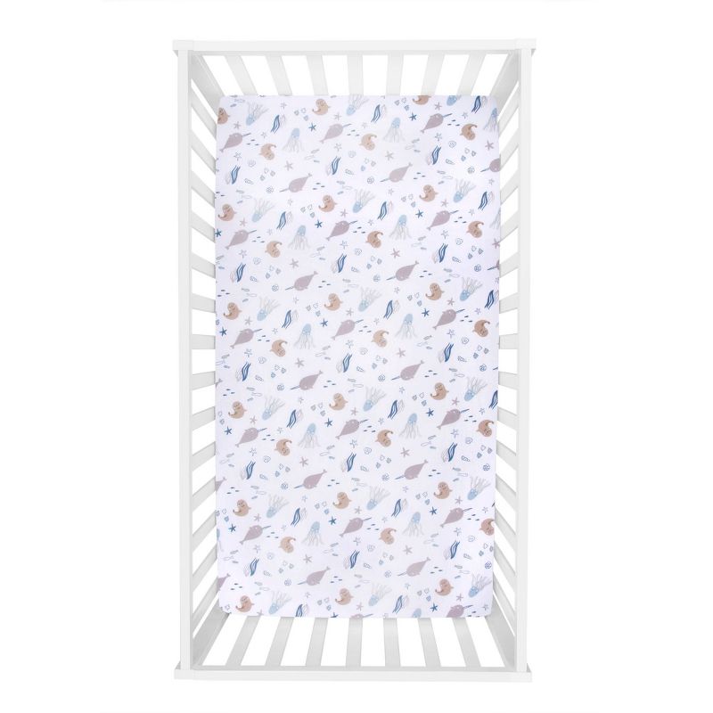 Trend Lab Crib Bedding Set - Sea Babies - 3pc, 5 of 8
