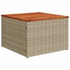 vidaXL Garden Sofa Set Beige PE rattan Large Foldable Garden Sofa Set - 4 of 4