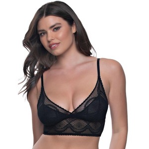 Felina Finesse Cami Bralette - Stretchy Lace Bralettes For Women - Sexy and Comfortable - 1 of 2