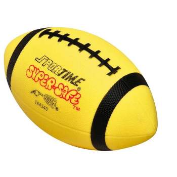 Sportime Super-Safe Football Large, Size 9, Yellow