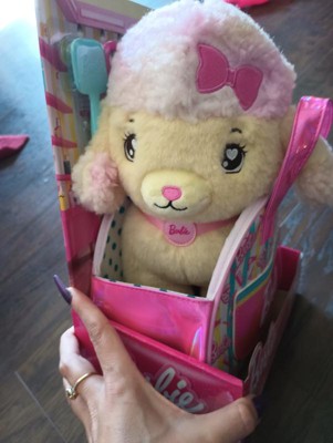 Barbie Salon Pet Adventure Stuffed Animal, Poodle With Themed Purse And 6  Accessories : Target