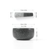 3.7 In Mortar and Pestle Set for Herbs, Spices, Garlic, Seasonings – Small Manual Grinder for Kitchen, Cooking - 2 of 4