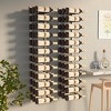 vidaXL Wall Mounted Wine Rack for 36 Bottles 2 pcs White Iron - 2 of 4