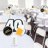 Big Dot of Happiness Cheers and Beers to 40 Years - 40th Birthday Party Centerpiece Sticks - Showstopper Table Toppers - 35 Pieces - 2 of 4