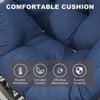 Outdoor Glider Egg Chair with Soft Cushion - 4 of 4