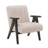 NicBex Accent Chair Modern Armchair with Wood Legs Lounge Chair Sofa Chair for Living Room, Bedroom, Reading Room - 3 of 4