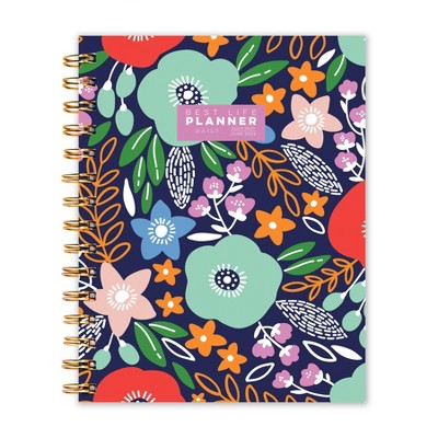 2021-22 Academic Planner 9"x7" Classic Floral Daily Luxe - The Time Factory