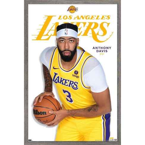 NBA Los Angeles Lakers - LeBron James 22 Wall Poster, 14.725 x 22.375  Framed 