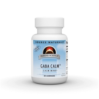 GABA Calm Sublingual-Orange by Source Naturals, Inc.  -  30 Lozenge