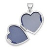 Black Bow Jewelry Sterling Silver 15mm Scroll Heart Locket - 4 of 4