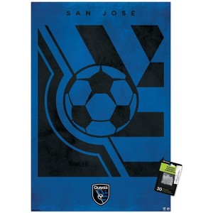 Trends International MLS San Jose Earthquakes - Logo 25 Unframed Wall Poster Prints - 1 of 4