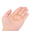 Unique Bargains Zinc Alloy Craft DIY Hardware Bag Accessories O-Ring Buckles 6 Pcs - 3 of 3