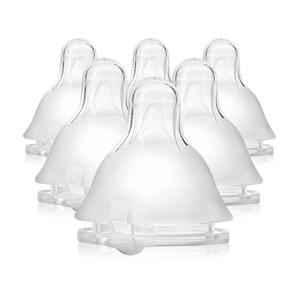Photos - Bottle Teat / Pacifier Evenflo 6pk Balance Standard-Neck Anti-Colic Baby Bottle Nipple - Medium F 