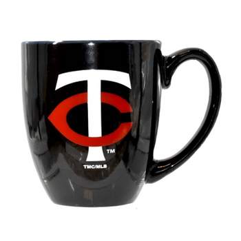 MLB Minnesota Twins 15oz Inner Color Black Coffee Mug
