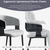 WJShome Dining Chairs Set of 4, Ergonomic Backrest Upholstered Kitchen Chairs for Farmhouse/Living Room/Restaurant - 4 of 4
