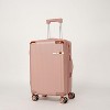 Coolife 4-piece hard luggage, 360 ¡ã dual rotating four-wheel luggage, password lock, lightweight universal wheel luggage - 4 of 4