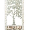 Wood Sign Tree Wall Decor Beige - Olivia & May: Farmhouse Style, Carved Iron Frame, Vertical Orientation - 4 of 4