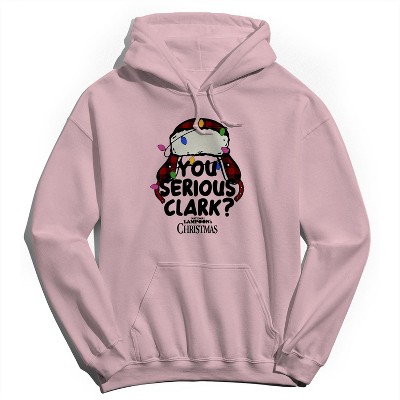 National Lampoon Men's You Serious Clark? Long Sleeve Graphic Cotton Sweatshirt Hoodie