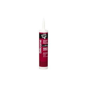 DAP KITCHEN & BATH 100% SILICONE RUBBER SEALANT 7079808640 - 1 of 1