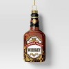 Christmas Gift Ornament Set 3pc Glass Whiskey Bottle/Drink/Cigar Box - Wondershop™ - 4 of 4