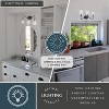 VAXCEL Beverly Bathroom Vanity Light Fixture Clear Glass Shade, LED Compatible - 2 of 4