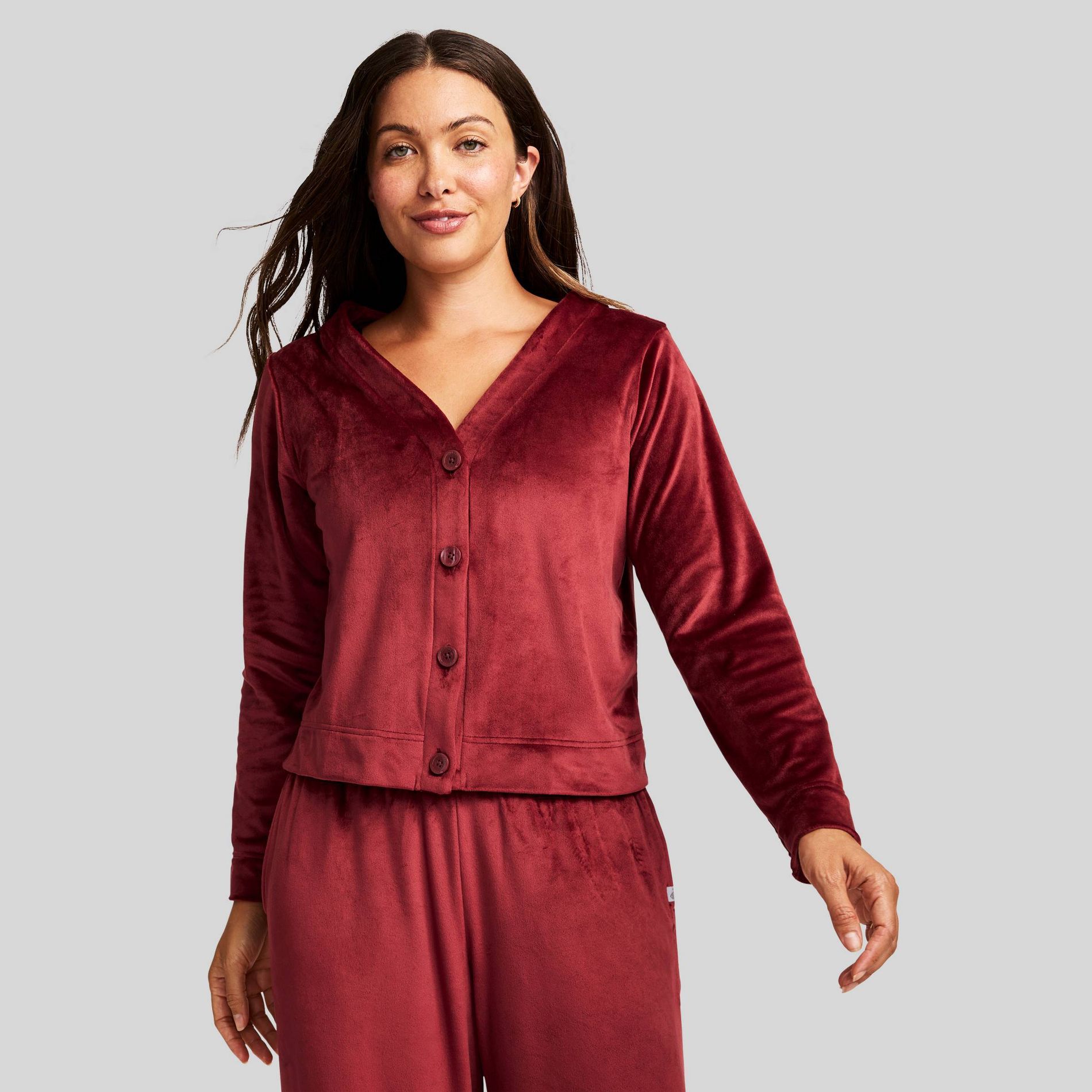 Jockey Generation™ Women's Luxe Velour Cardigan