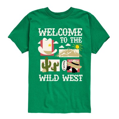Boys' - Instant Message - Welcome To The Wild West Short Sleeve Graphic T-Shirt