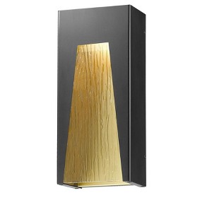Millennial Collection LED Outdoor Fixture - 8" x 18" - Modern Design with Frosted Glass - 1 of 1