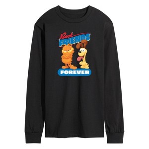 Men's - Garfield - Best Friends Forever Long Sleeve Graphic T-Shirt - 1 of 4