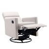Modern Armchair Rocker Chair Living Room Comfy Single Sofa Chair,Upholstered Rocker Chair Seating Glider Swivel Recliner-Cuddlewood - 4 of 4