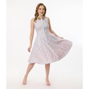 Disney Bambi Collection by Unique Vintage Women's Darlene Swing Dress - 1 of 4